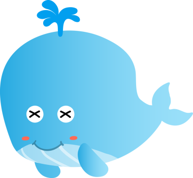 Sevimli küçük balina çizgi filmi