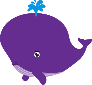 Mor gözlü şirin balina