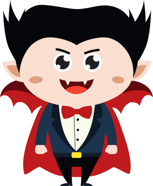 Tatlı ejderha çizgi filmi Cadılar Bayramı, vampir.