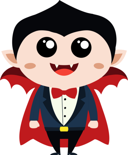 Tatlı ejderha çizgi filmi Cadılar Bayramı, vampir.