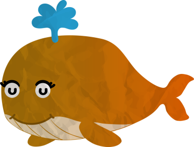 karikatür şirin balık, vektör, illüstrasyon