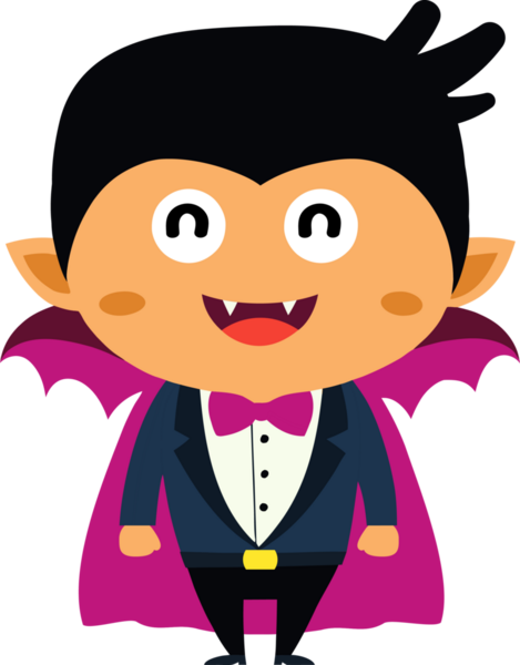 Tatlı ejderha çizgi filmi Cadılar Bayramı, vampir.