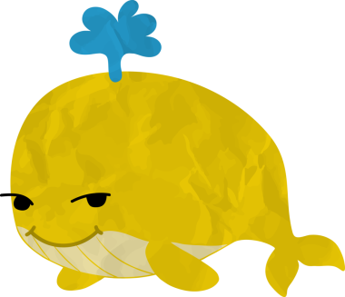 vektör karikatür şirin sarı mühür