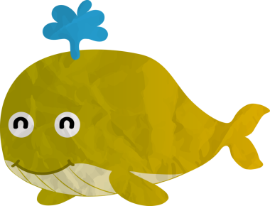 Beyaz arka planda sevimli karikatür balığı. Çocuk rengi - 2 - 10 renk kitabı renk karakteri ve çocuklar için arkadaş canlısı karakter