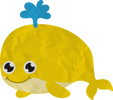 Sevimli, sarı kaplumbağa, resimli, beyaz arka planda vektör..