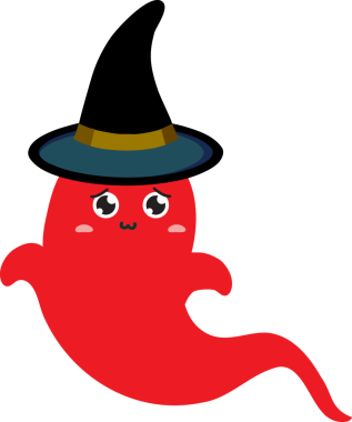 Tatlı hayalet çizgi filmi, cadılar bayramı