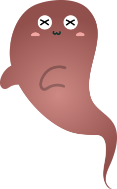 izole şirin çizgi film karakteri