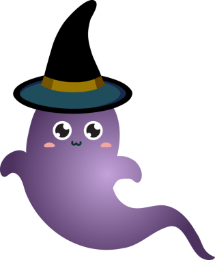 Tatlı hayalet çizgi filmi, cadılar bayramı