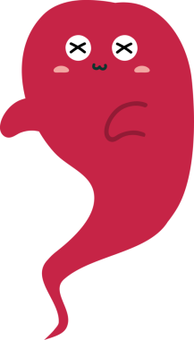 Kızıl Cadılar Bayramı balkabağı karalaması