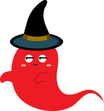 Tatlı hayalet çizgi filmi, cadılar bayramı