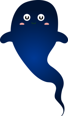 hayalet simgesi vektör illüstrasyonu