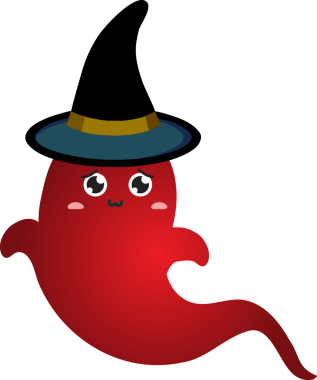 Tatlı hayalet çizgi filmi, cadılar bayramı