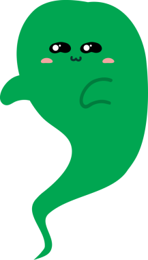 Yeşil uzaylı, illüstrasyon, beyaz arkaplanda vektör.