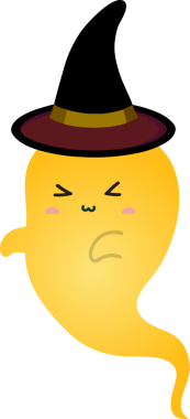 Tatlı hayalet çizgi filmi, cadılar bayramı