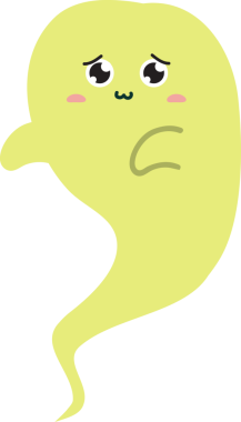 Sevimli yeşil canavar, illüstrasyon, beyaz arka plan vektör.