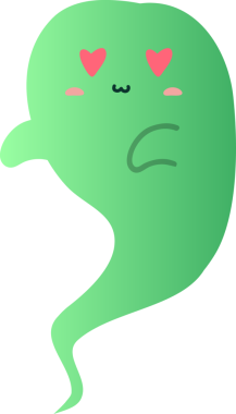 Şirin kawaii çizgi filmi gülen surat. vektör illüstrasyonu