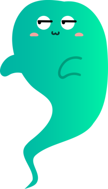 şirin, yeşil, mavi ve beyaz çizgi film karakteri, vektör, illüstrasyon