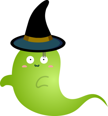 Tatlı hayalet çizgi filmi, cadılar bayramı