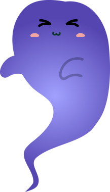 Mor gözlü cadılar bayramı hayaleti.