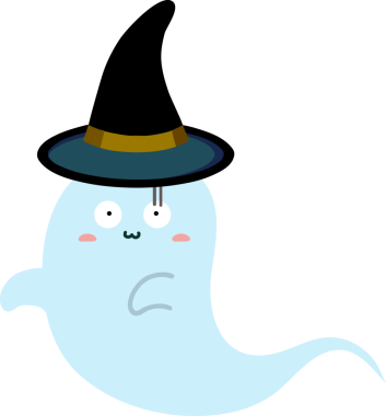 Tatlı hayalet çizgi filmi, cadılar bayramı