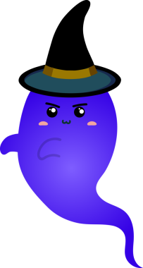 Tatlı hayalet çizgi filmi, cadılar bayramı