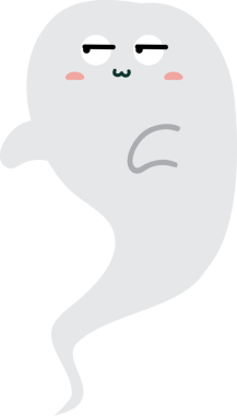 karikatür cadılar bayramı hayaleti