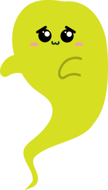 Sevimli yeşil canavar, vektör çizim