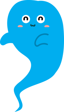 Beyaz arkaplanda izole edilmiş şirin mavi ifade, vektör illüstrasyonu