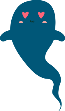 Şirin kawaii karikatür kalbi