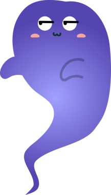 Sevimli mavi çizgi film canavarı. vektör.