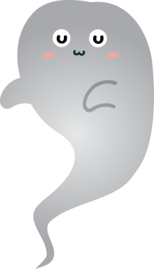 karikatür hayalet, vektör