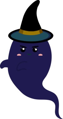 Tatlı hayalet çizgi filmi, cadılar bayramı