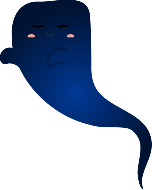 Hayalet ikonu. vektör illüstrasyonu