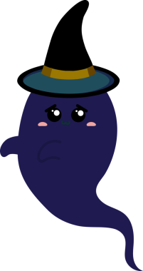 Tatlı hayalet çizgi filmi, cadılar bayramı