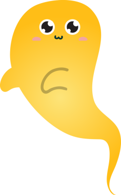 Hayalet yüz ikonu. Beyaz arkaplanda izole edilmiş web tasarımı için hayalet vektör simgelerinin çizgi filmi