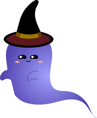 Tatlı hayalet çizgi filmi, cadılar bayramı