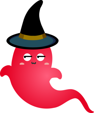 Tatlı hayalet çizgi filmi, cadılar bayramı