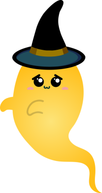 Tatlı hayalet çizgi filmi, cadılar bayramı