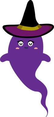 Çizgi film mor canavarının vektör çizimi