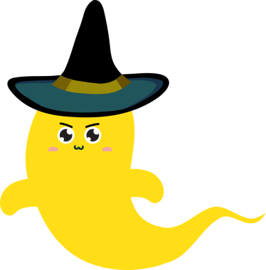 Sarı ayının sevimli çizgi film karakteri