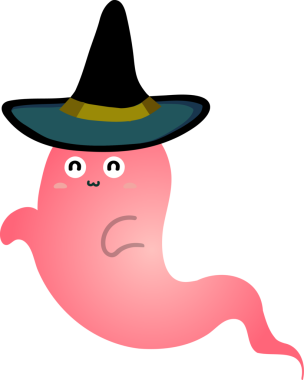 Şirin, gülen çizgi film hayaleti