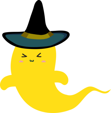 Sarı bir kedinin şirin çizgi film çizimi