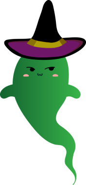 vektör karikatür cadılar bayramı çizimi