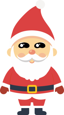 Noel şapkalı sevimli kardan adam. vektör Noel illüstrasyonu