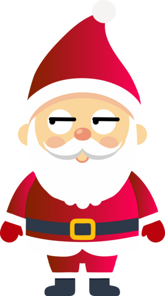 Sevimli Noel Baba çizgi filmi, mutlu Noeller.