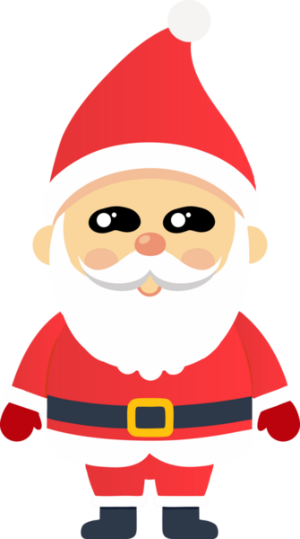 Sevimli Noel Baba çizgi filmi, mutlu Noeller.