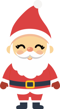 Noel Baba ikon vektör illüstrasyon tasarımı