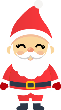 Sevimli Noel Baba çizgi filmi, mutlu Noeller.