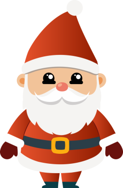 Sevimli Noel Baba karakteri