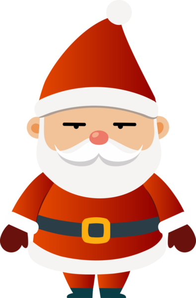 Sevimli Noel Baba çizgi filmi, mutlu Noeller.